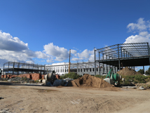 承德亞歐果仁有限公司在建杏核破碎、杏仁脫苦車間項目初見規(guī)模